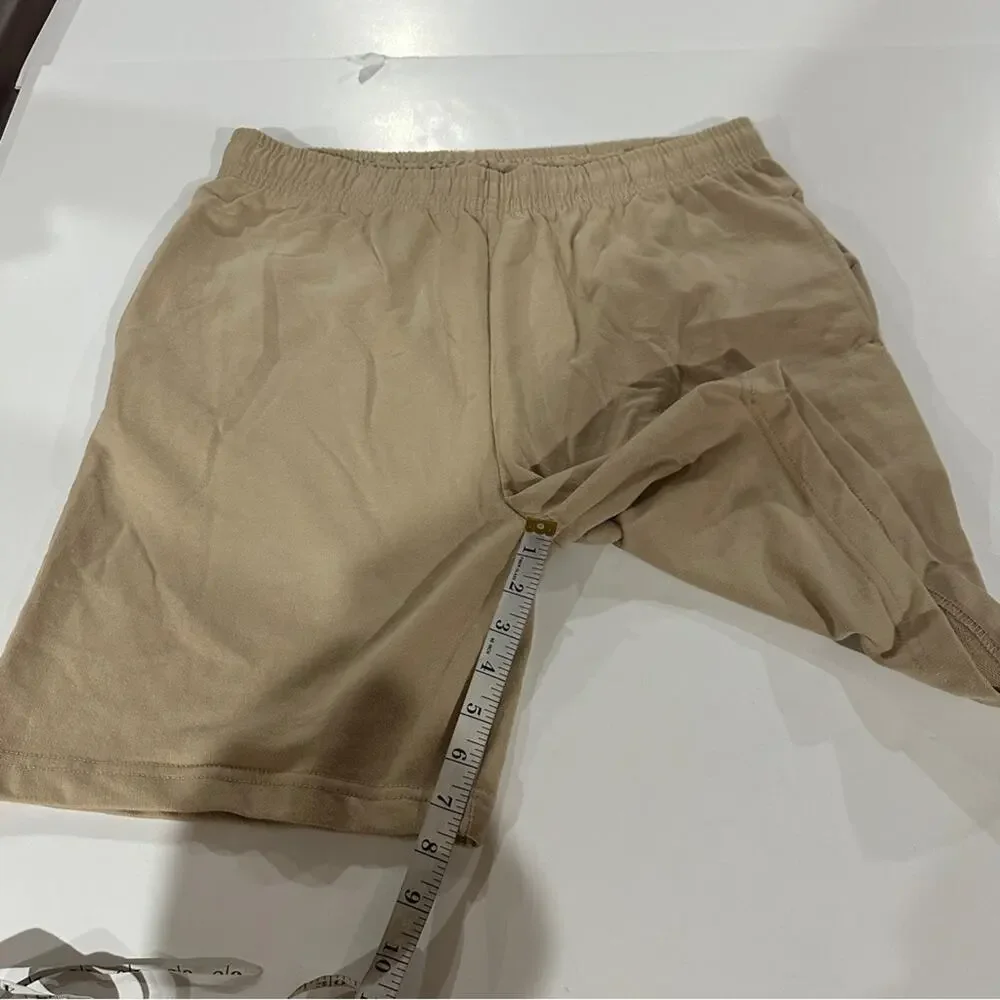 Pretty Little Thing‎ Tan High Rise Pull On Shorts Size 6